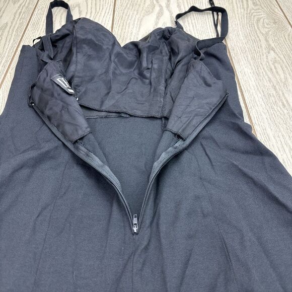 De Laru Little Black Dress Size 9/10 Vintage Cocktail Party NYE‎ Beaded - Picture 9 of 9